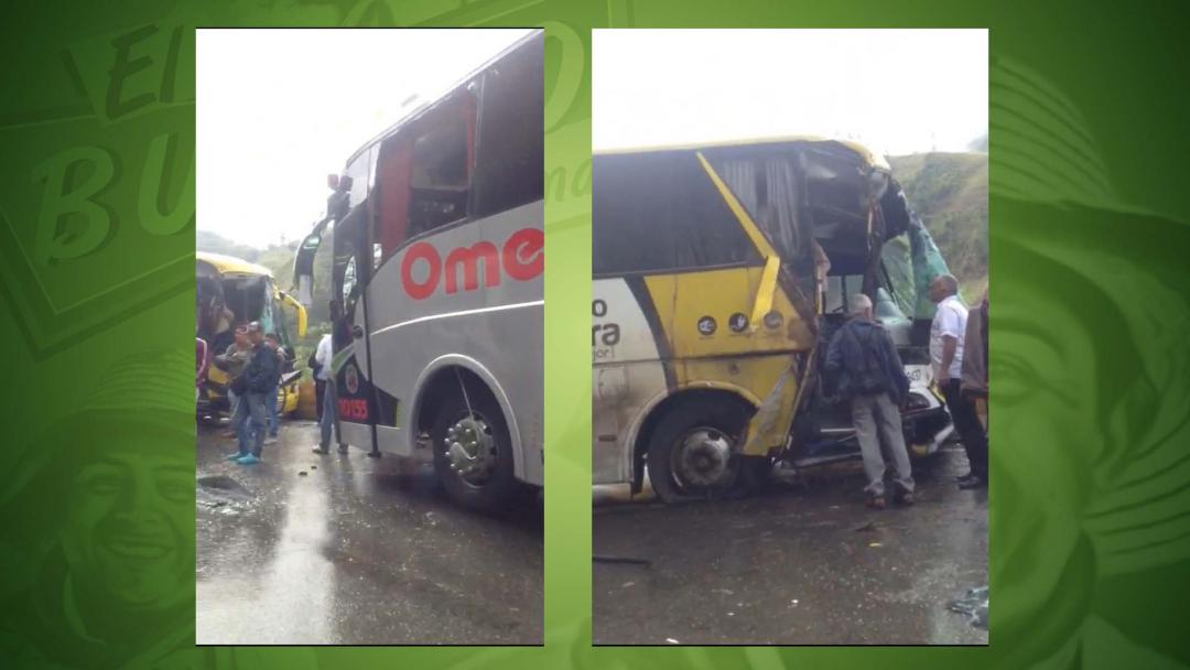 Accidente en el alto de la linea