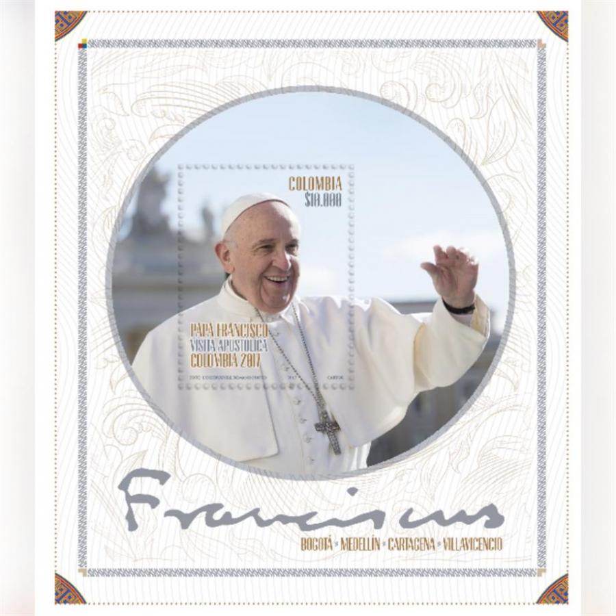 estampilla del papa