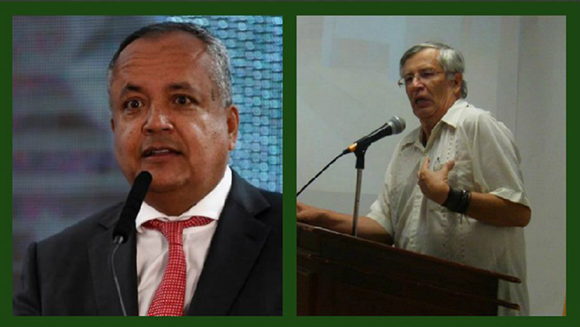 Oscar Barreto Quiroga y Fernando Osorio Cuenta, exgobernadores del Tolima