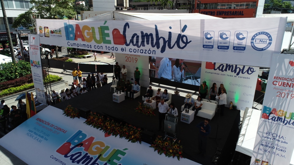 Conozca las inversiones que se han realizado en Ibagué durante los últimos 43 meses. 1