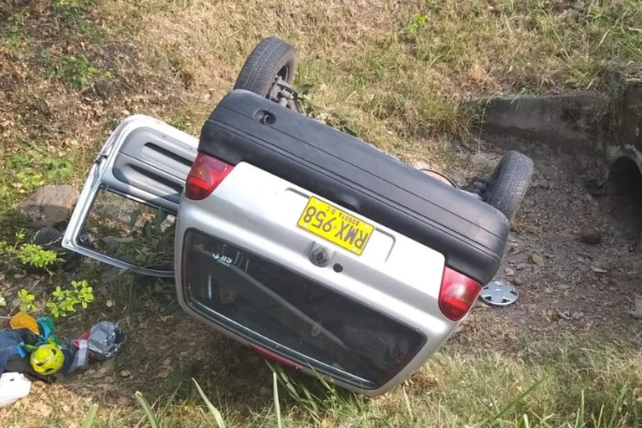 Accidente de tránsito en vía Gualanday dejó dos heridos 1