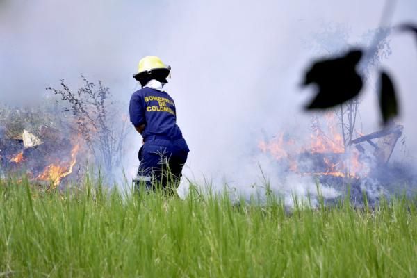 Después de siete días fue controlado el incendio forestal en Honda 1