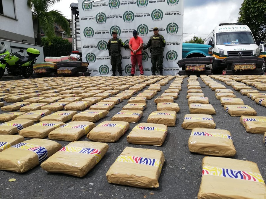 Cae cargamento que contenía más de mil kilogramos de marihuana en el Tolima 7