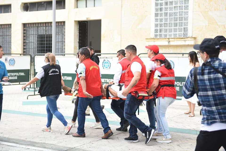 En completa calma se cumplió en Ibagué el Simulacro Nacional 8