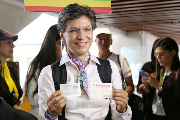 Claudia López elegida como la primera alcaldesa de Bogotá 1