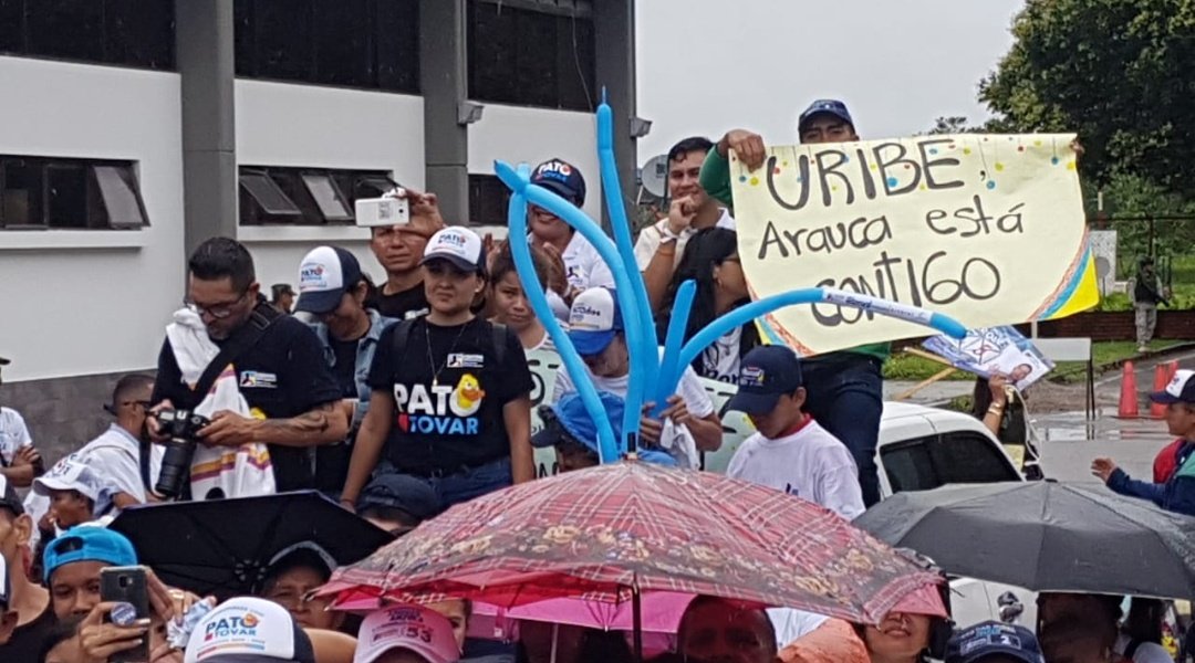 Debido a amenazas, Álvaro Uribe no pudo movilizarse en Arauca 4