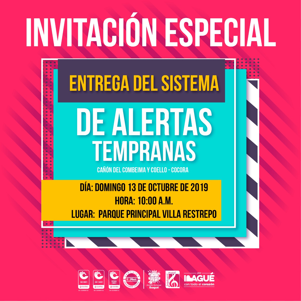 Alcaldía entregará hoy sistema de alertas tempranas en zona rural 4