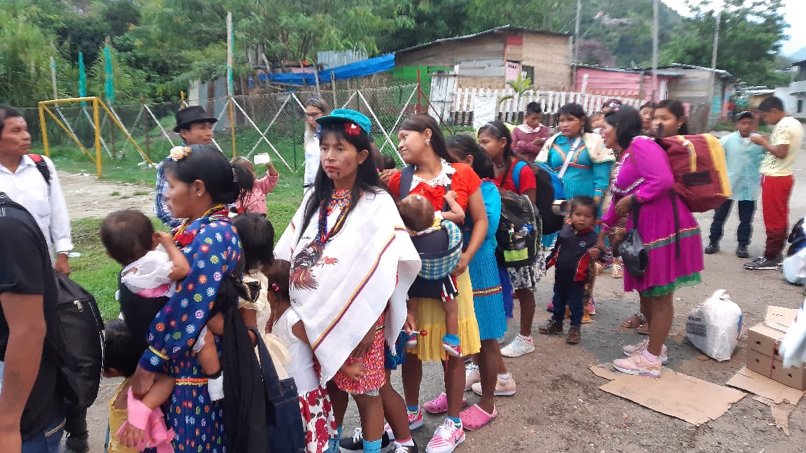 Familias de la comunidad embera retornaron a su tierra ancestral 3