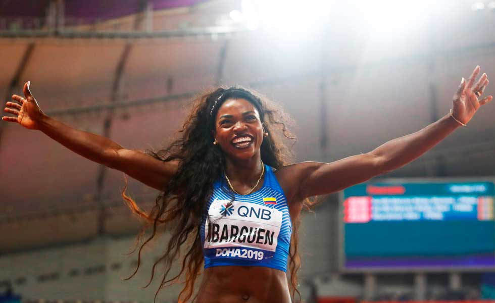 Caterine Ibargüen estará este viernes en Ibagué en la inauguración del estadio de atletismo 1