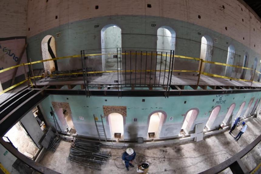 Adición y prórroga al panóptico en medio de entrega de restauración del Museo 12