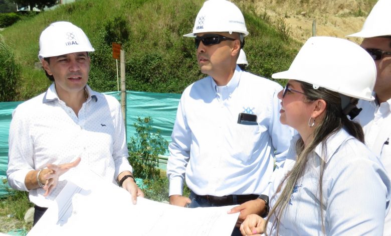 Alcalde de Ibagué y gerente del Ibal visitaron obras de la Fase II del Acueducto Complementario 7