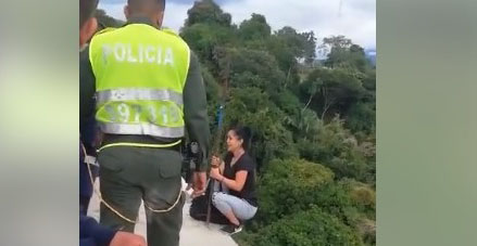 Nuevo intento de suicidio en puente de la variante de Ibagué 1