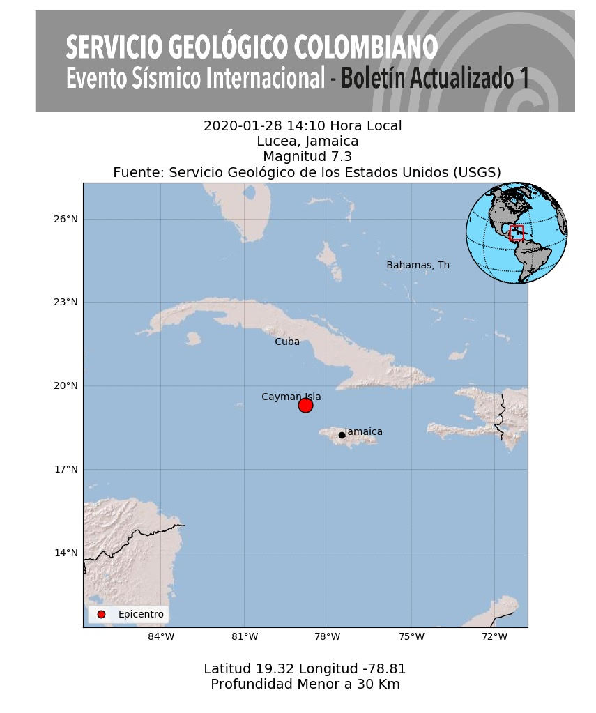 Sismo en el mar Caribe, tiene en alerta de tsunami a Cuba y Jamaica 1