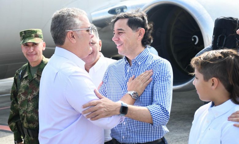 Alcalde de Ibagué Andrés Hurtado llenó de elogios y peticiones a Presidente Duque - Don Tamalio