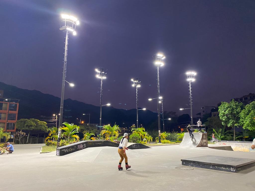 Skate Park cuenta con nueva iluminación 1