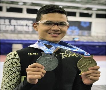 Un tolimense brilló en el inicio del Campeonato Nacional de Patinaje sobre hielo 3