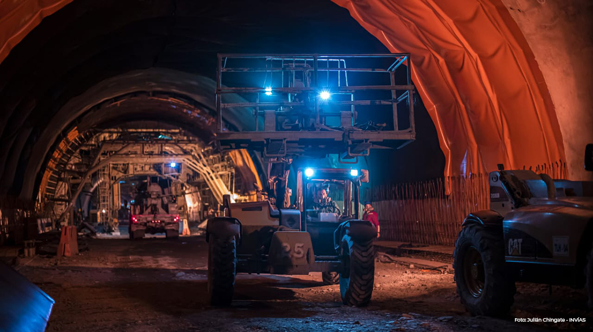 Con estrictas medidas de bioseguridad se reactivan trabajos en el Túnel de la Línea 7