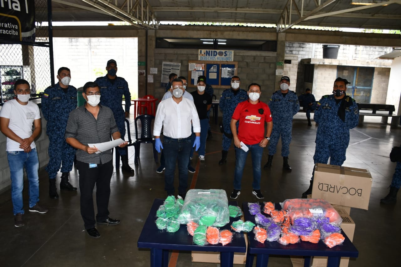 Entregan 5.000 tapabocas al Coiba de Picaleña 5