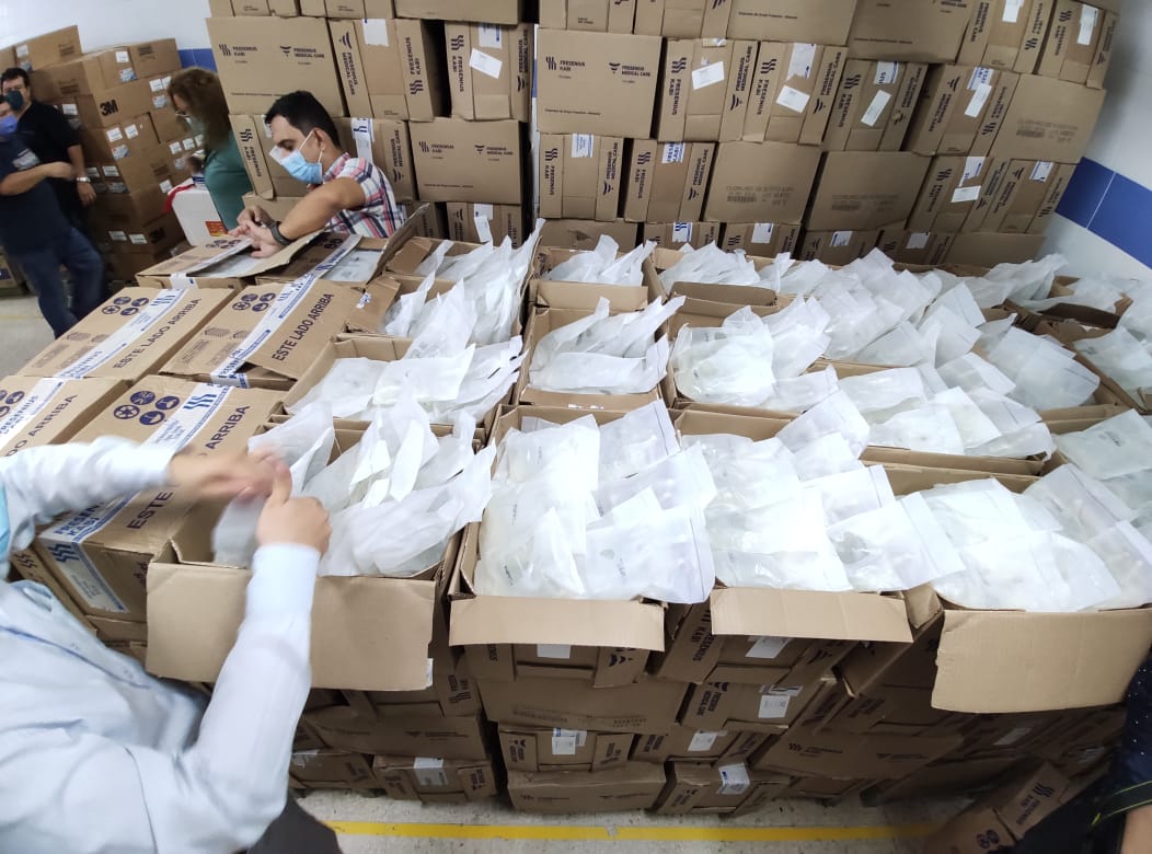 Llegó la segunda entrega de medicamentos al hospital Federico Lleras 4