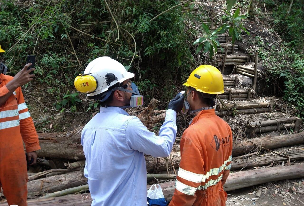 78 trabajadores del Túnel de la Línea fueron aislados por dos posibles casos de covid-19 5
