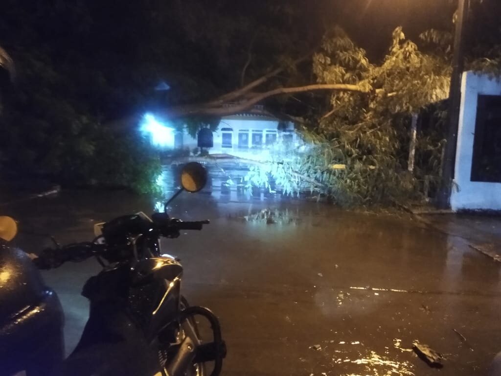 Fuerte vendaval afectó la tranquilidad de al menos mil personas en el Espinal 7