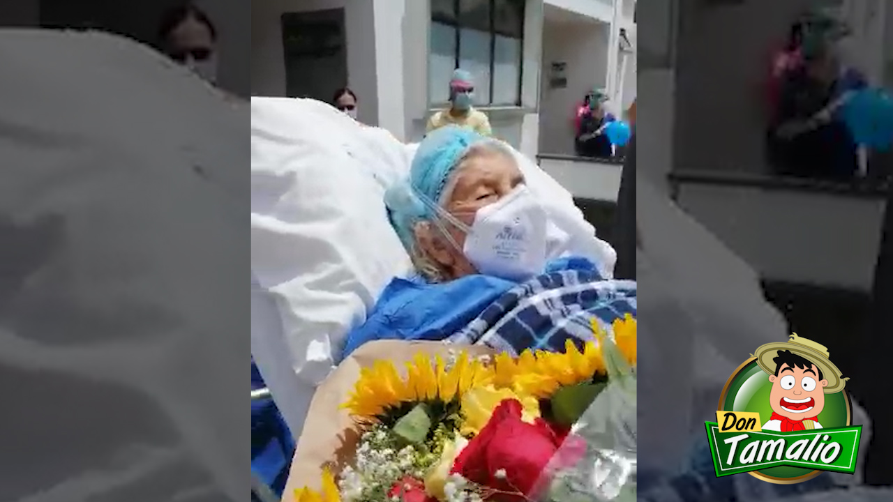 Abuelita de 94 años de edad superó el Covid en el Líbano-Tolima 1