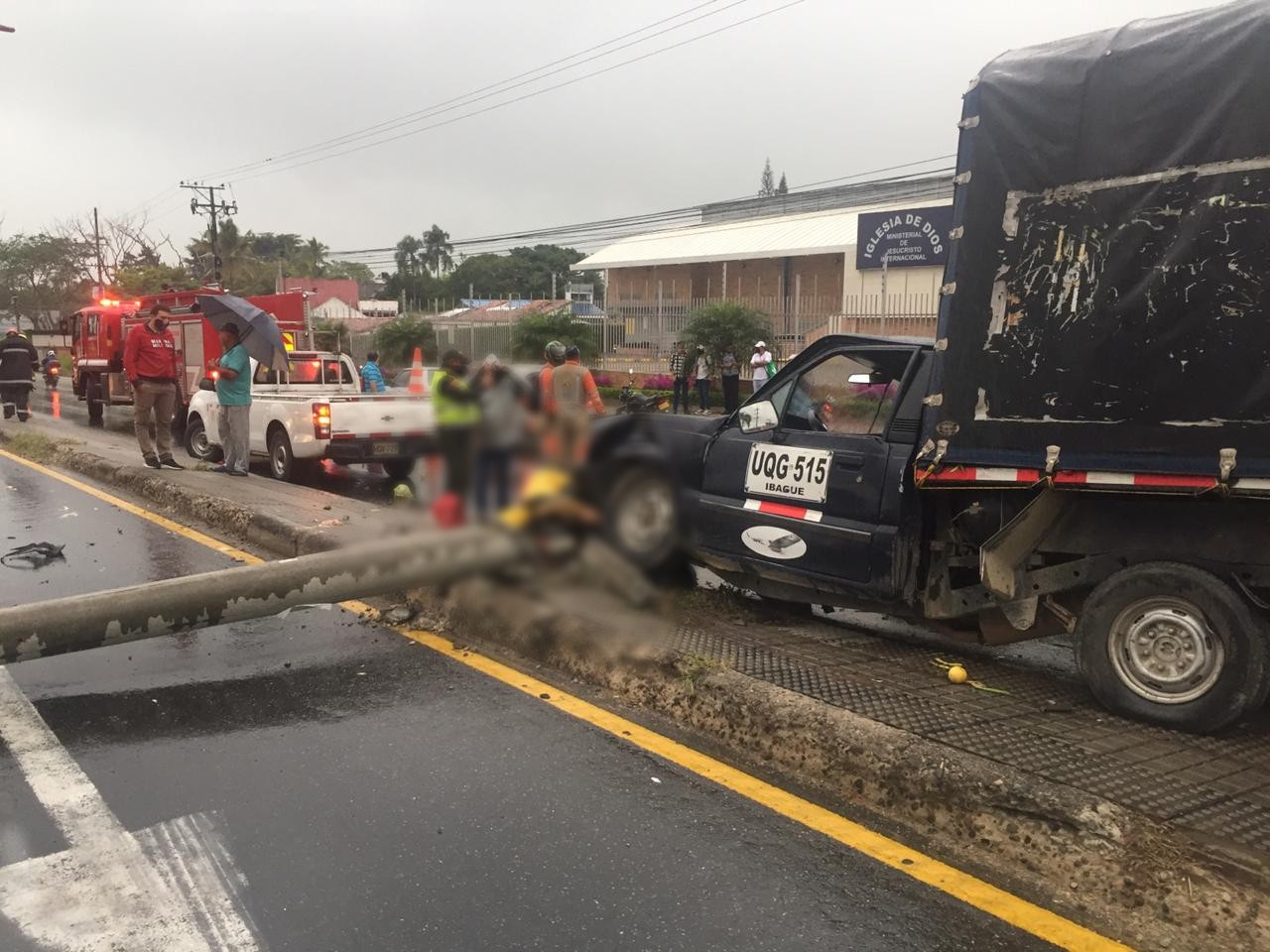Accidente mortal en la vía a Picaleña 1