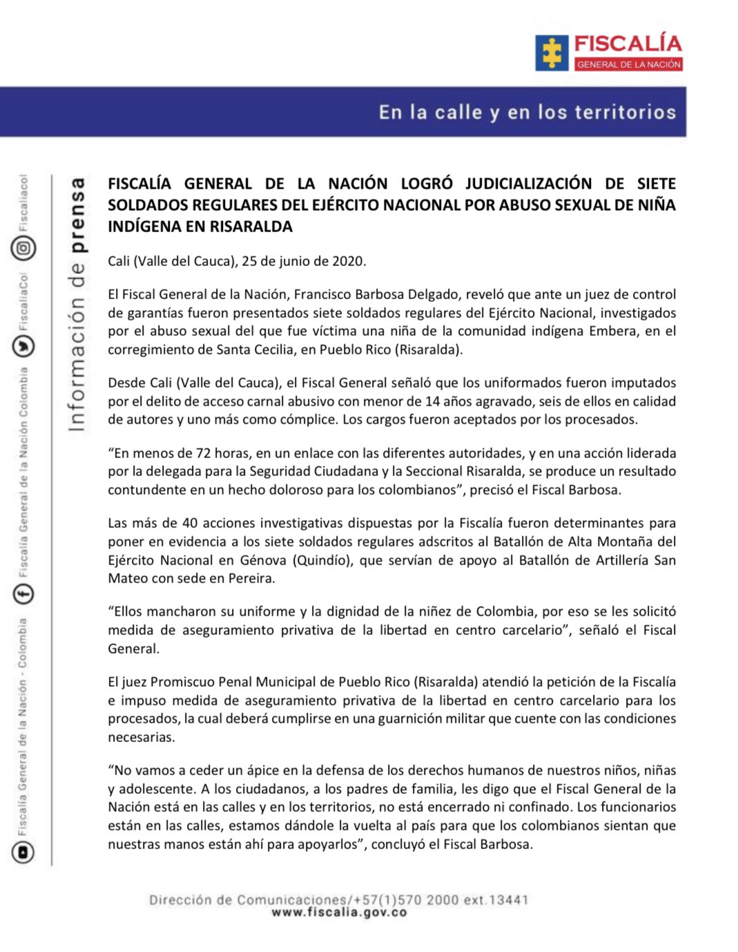 Aceptaron cargos: a prisión soldados involucrados en violación 4