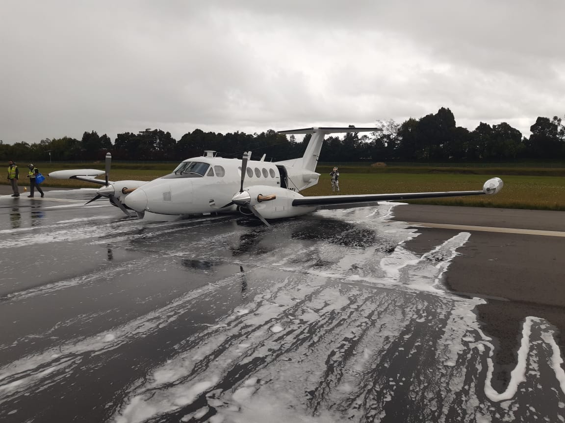 Aeronave aterrizó de emergencia en aeropuerto El Dorado 3