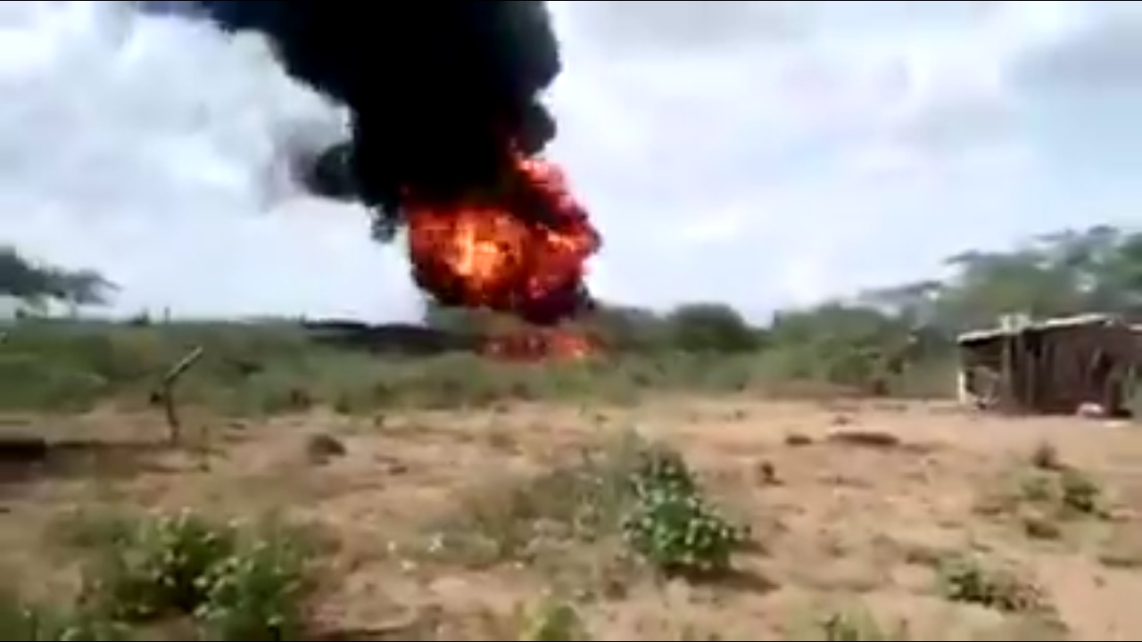 Varios heridos tras explosión de camiones con gasolina en Maicao 1