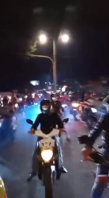 Motociclistas se burlaron de la autoridad de Ibagué, salieron en caravana por varias calles de la ciudad 6
