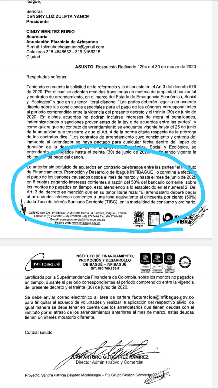 O pagan, o se van. Infibagué les da ultimátum a los comerciantes de la Plazoleta de artesanos 6