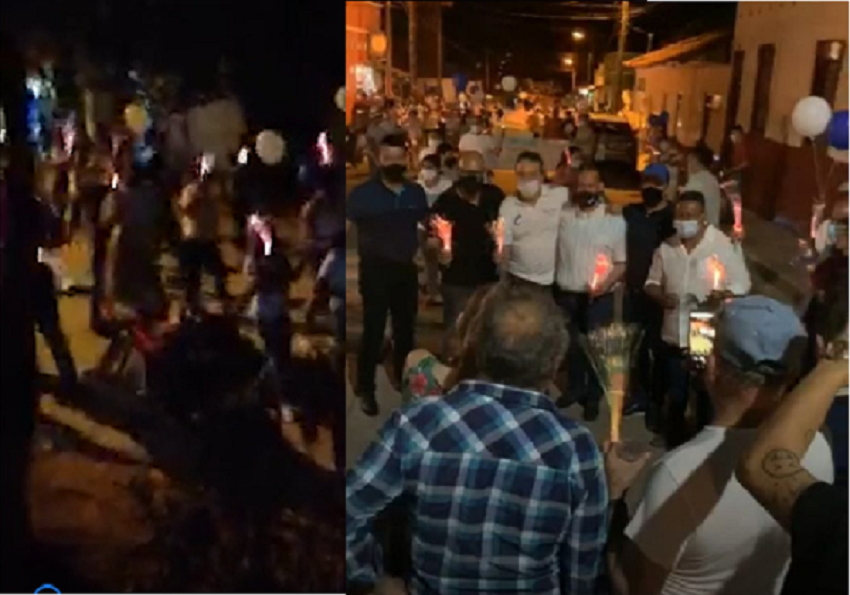 Con una marcha en el Valle de San Juan, candidato a la alcaldía responde ante fuertes acusaciones de su adversario 1