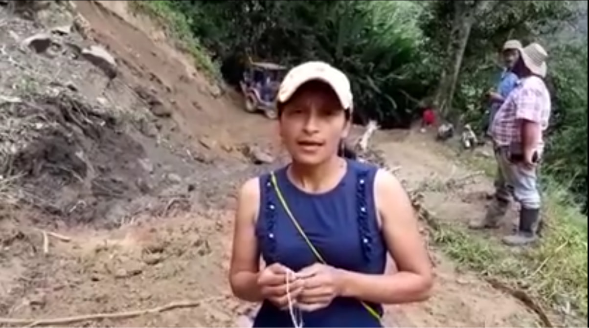 Por abandono de la Alcaldía, habitantes de Chaparral tuvieron que arreglar vías rurales 1