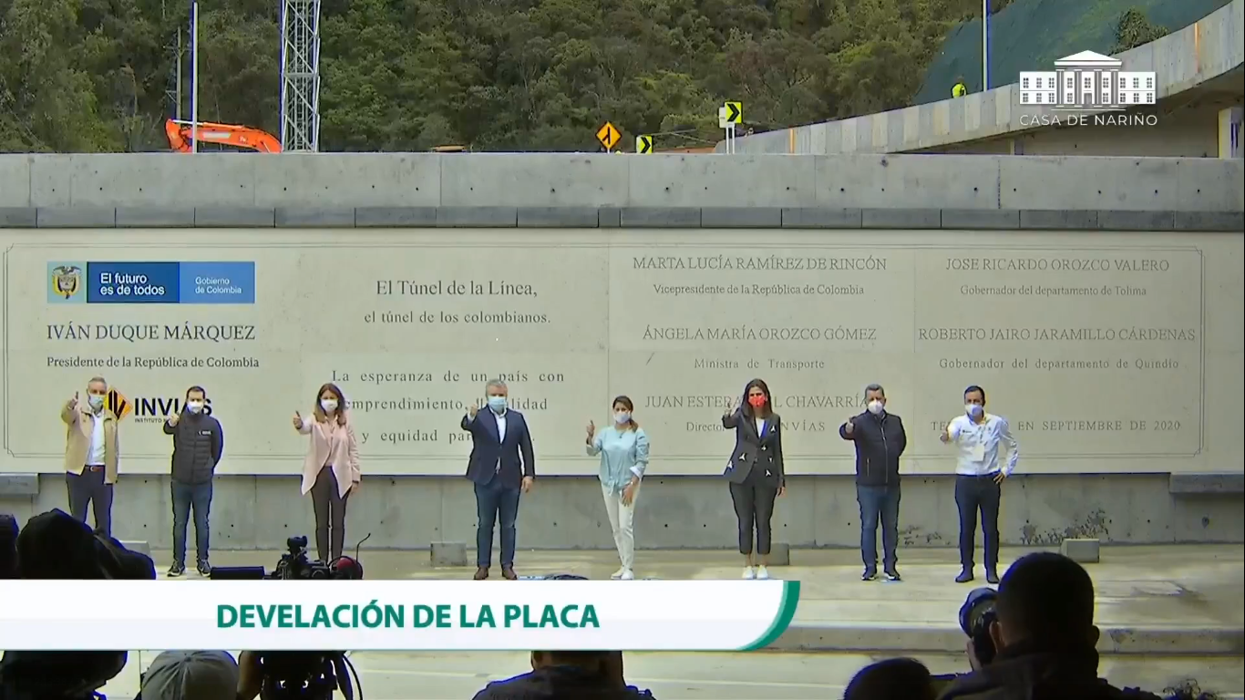 En 30 días Invías tendría que quitar la placa del Túnel de la Línea 3