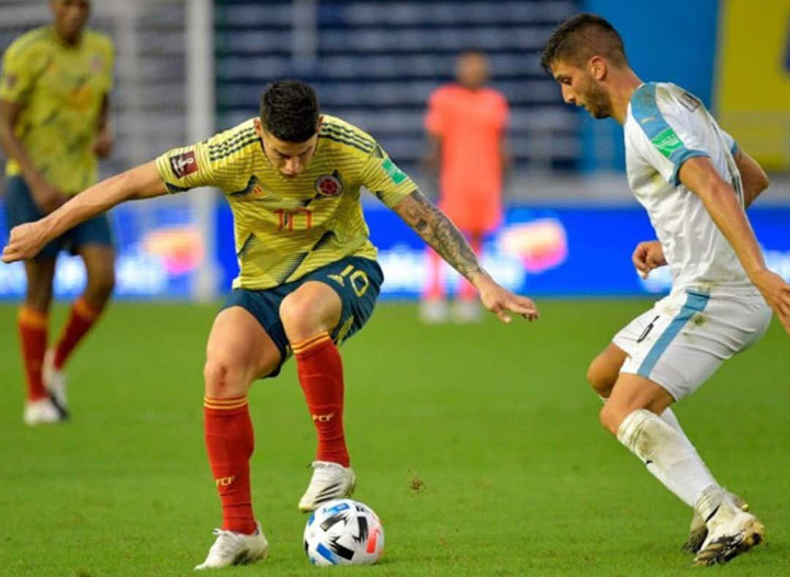 URUGUAY GANÓ Y GOLEÓ A COLOMBIA EN BARRANQUILLA. 1