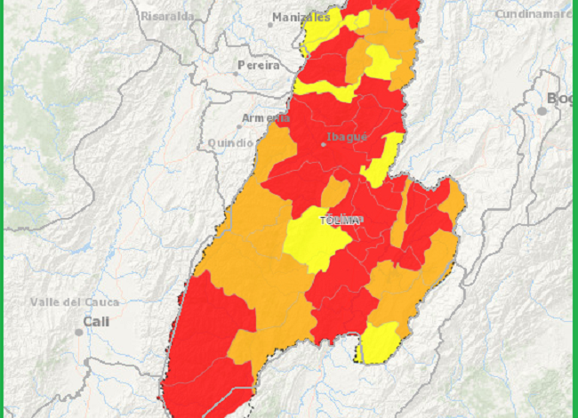 El 51% del Tolima se encuentra en alerta roja por alta propagación de la Covid-19 1