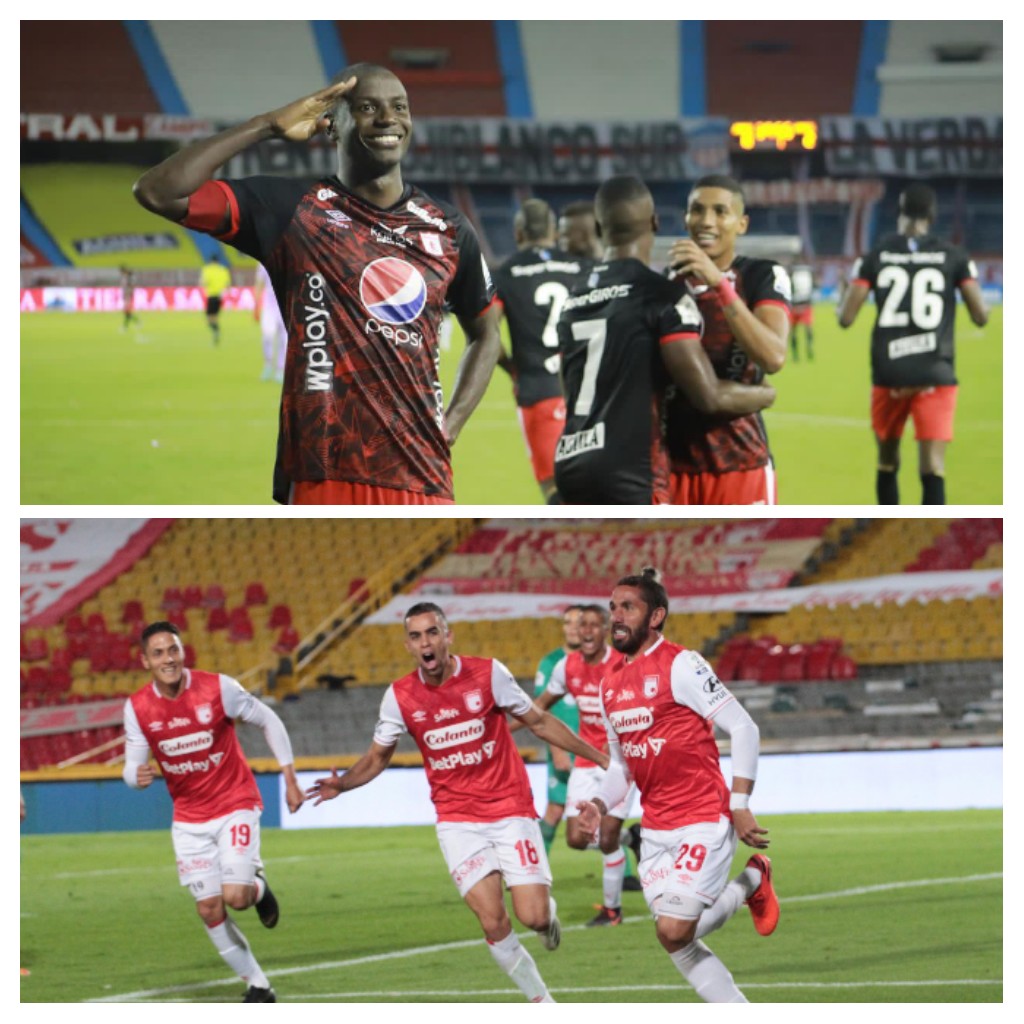 América de Cali e Independiente Santa fé a la final. 1