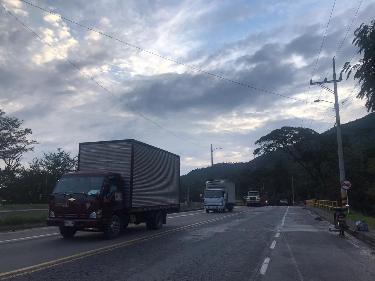Por seis días estará cerrada la vía Calarcá-Cajamarca 1