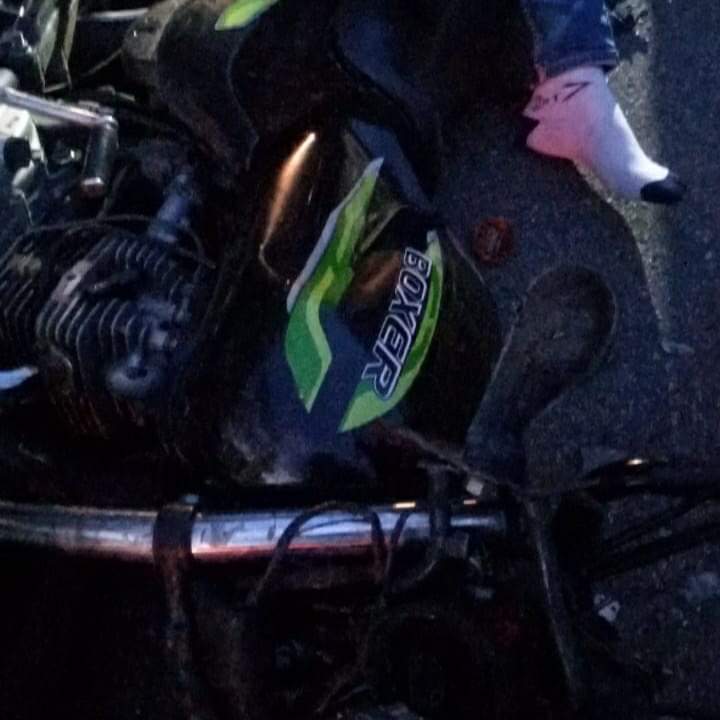 Choque de motos deja cuatro muertos 1