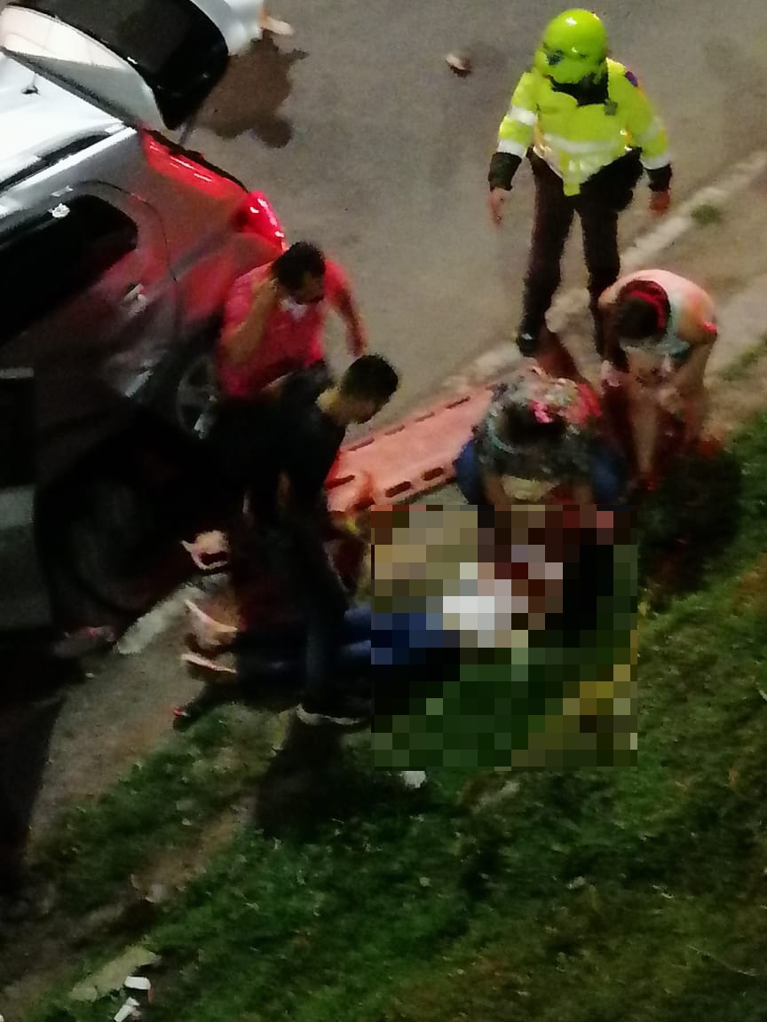 Vehículo cayó del puente de la 37 la madrugada de este domingo 13