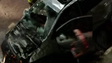 Vehículo cayó del puente de la 37 la madrugada de este domingo 13
