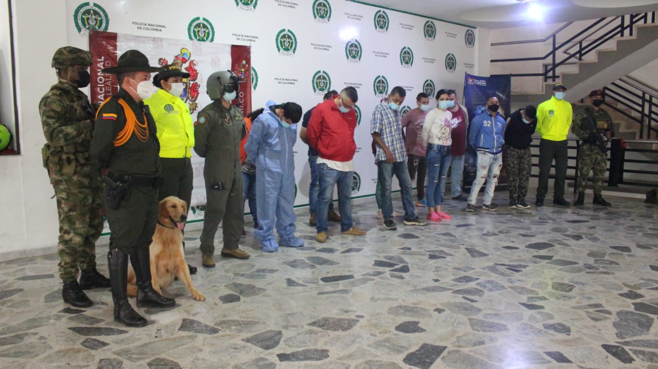 Estas 11 personas eran las encargadas de expender drogas a domicilio en al menos 61 barrios de Ibagué 3