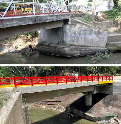 Después de dos años, Granja de Armero tiene puente de acceso 1