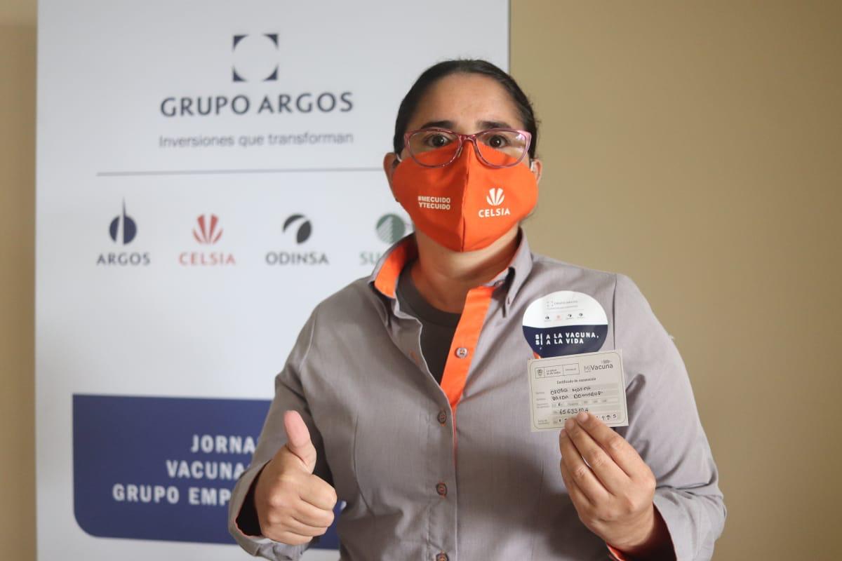 Colaboradores de Celsia dijeron sí a la vacunación 1