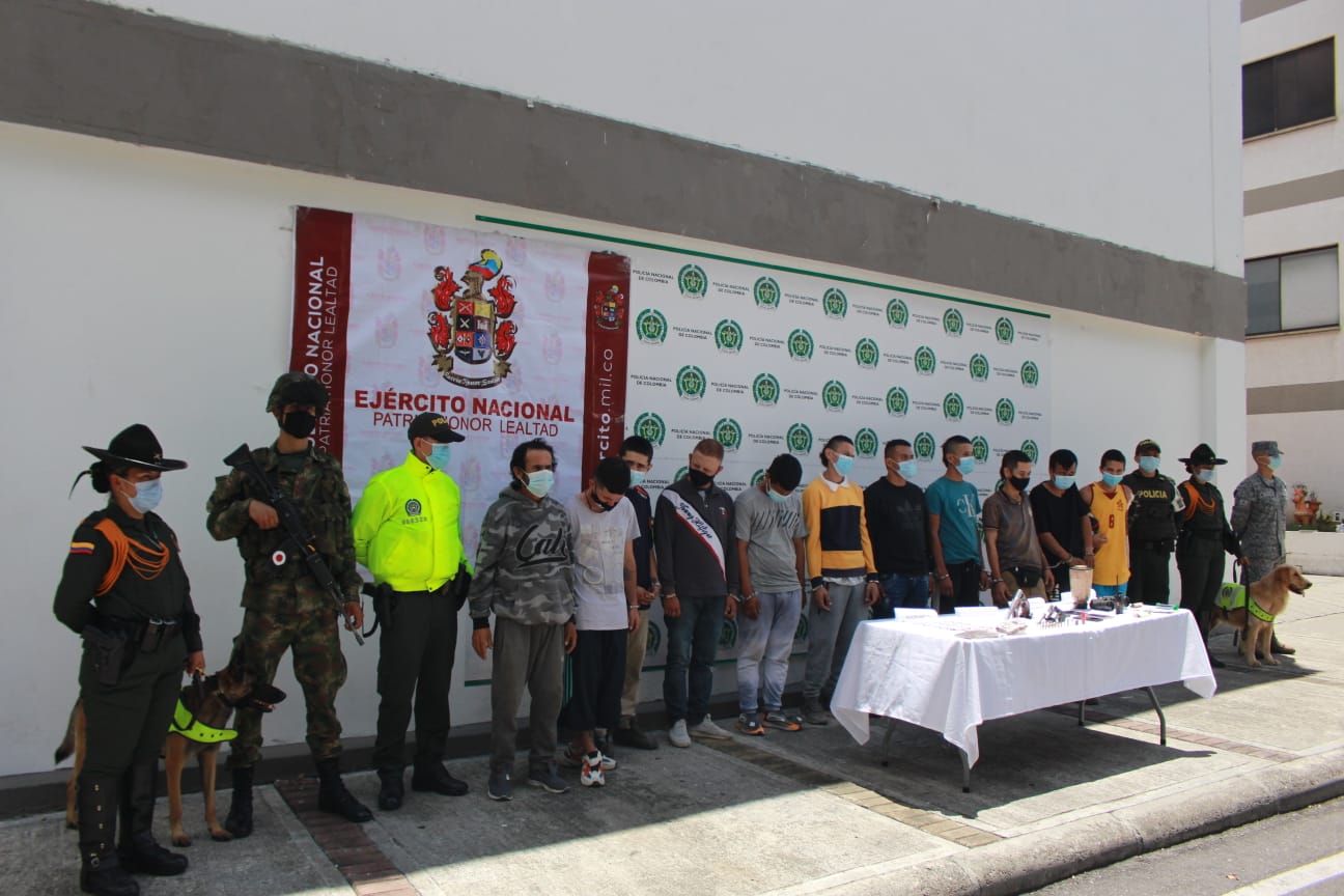 11 personas capturadas por microtráfico en Ibagué 5