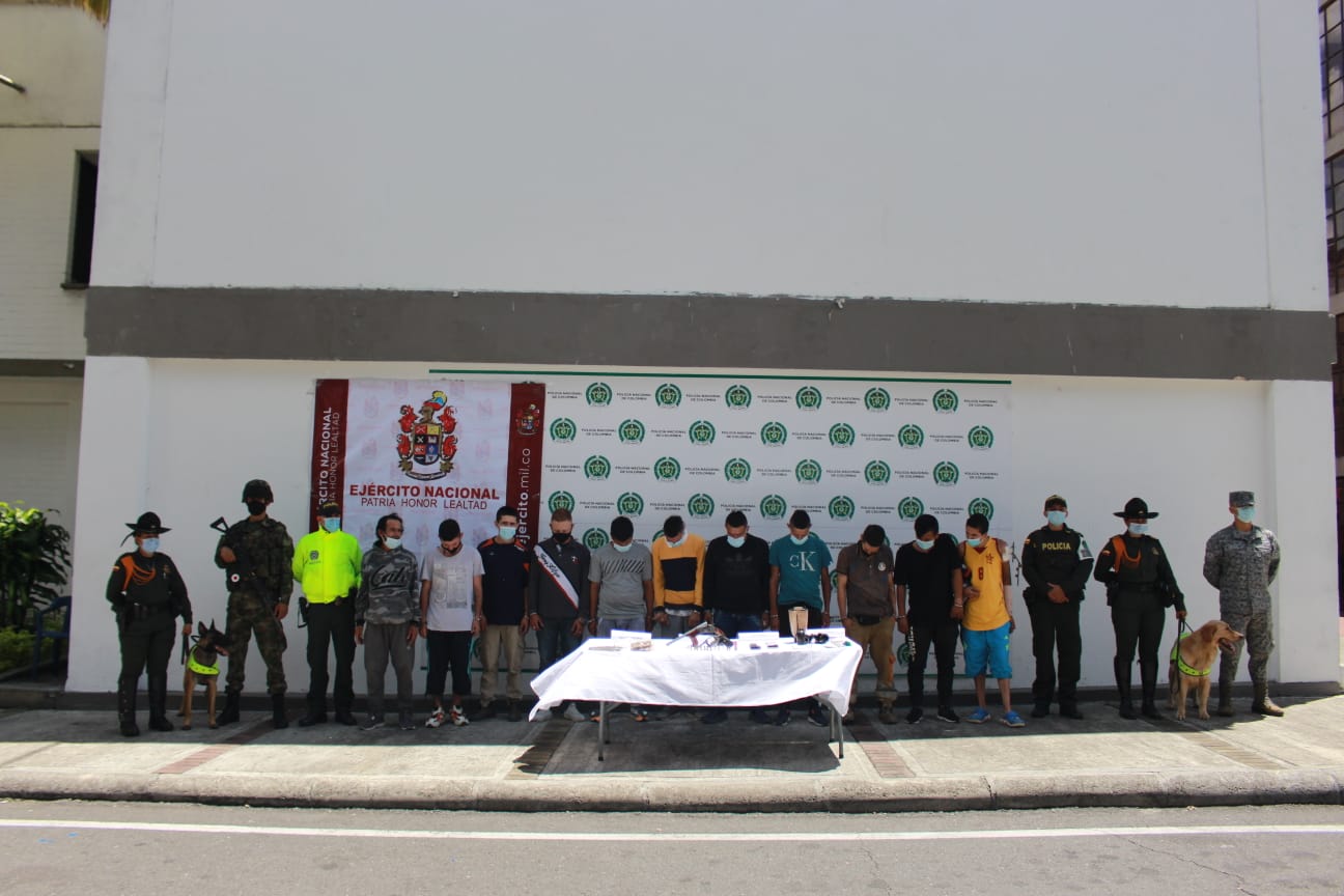11 personas capturadas por microtráfico en Ibagué 1