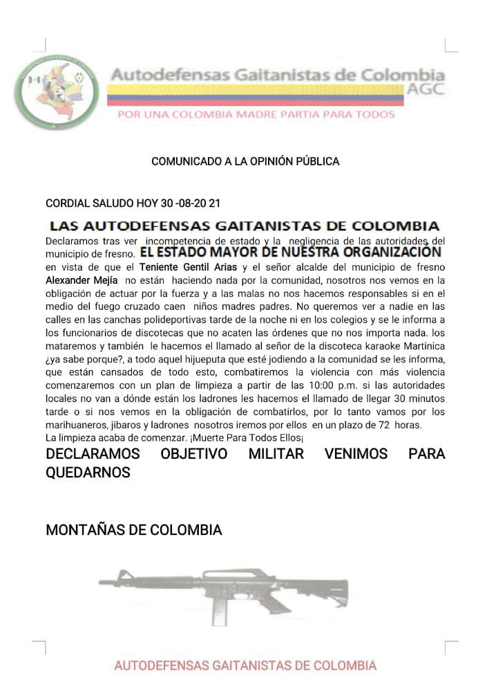 Amenazan a Alcalde, Comandante de Policía y periodistas de Frenso 4