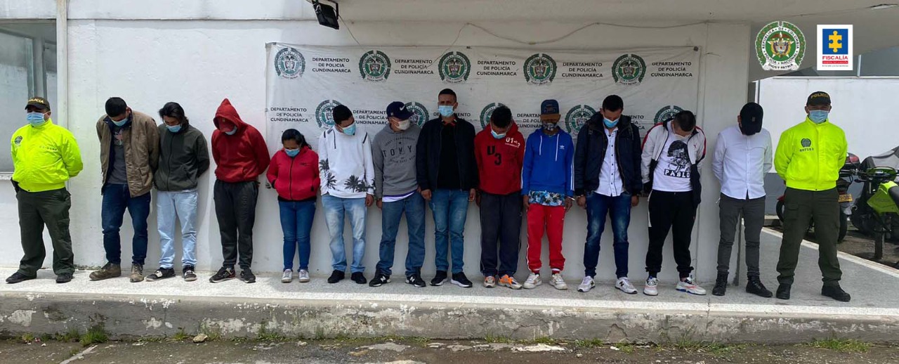 Capturaron las 12 personas que atacaron la Alcaldía, la Policía y un Peaje en Zipaquirá 1