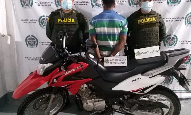 Tenia en su poder la Motocicleta y pertenencias del docente asesinado en Planadas